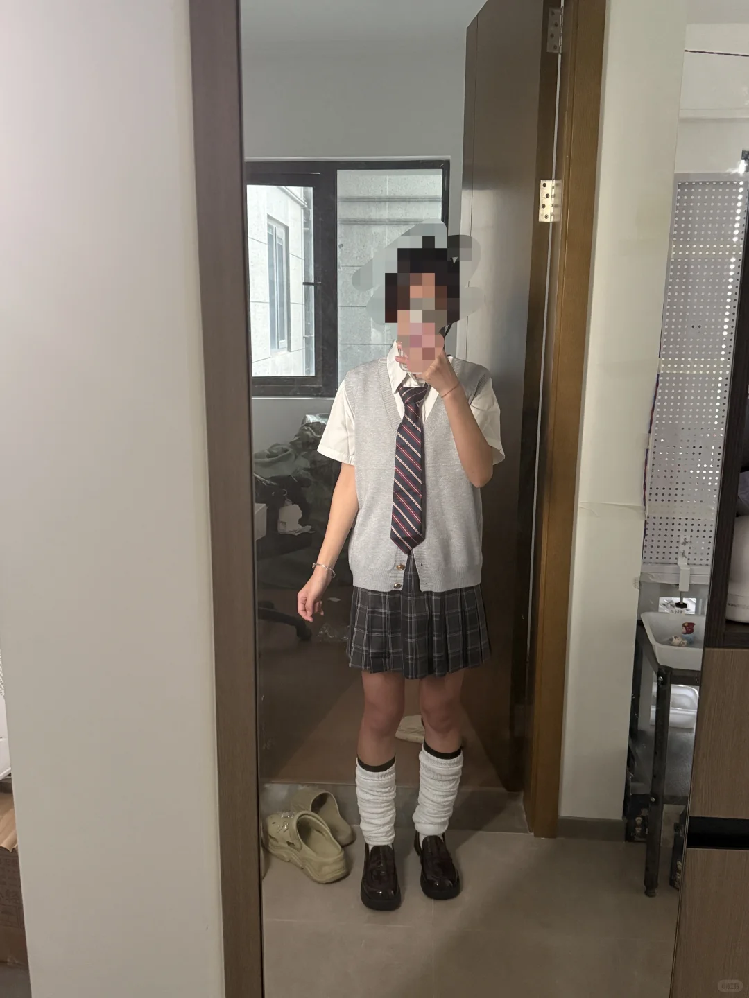 为什么我穿jk怪怪的