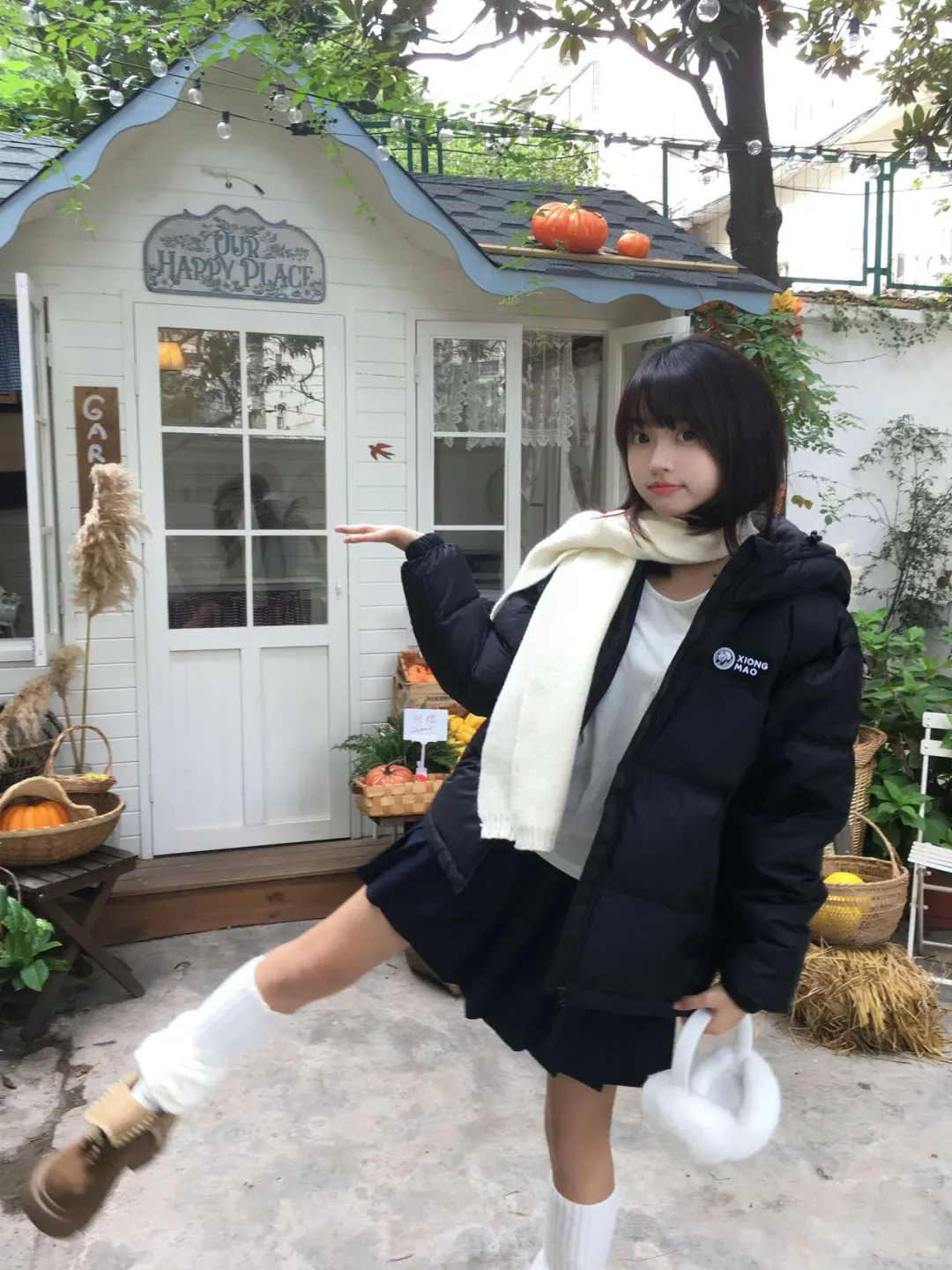 161 s码｜教科书级别的冬日JK妹穿搭！