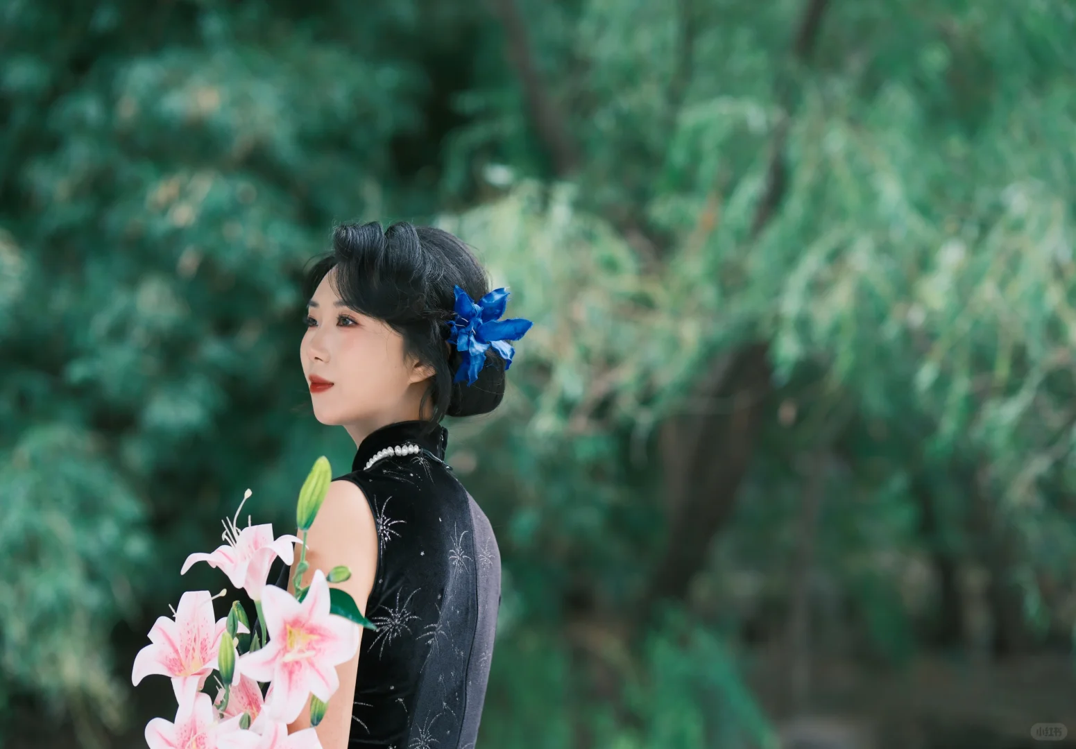 赴苏城之约，着一袭旗袍