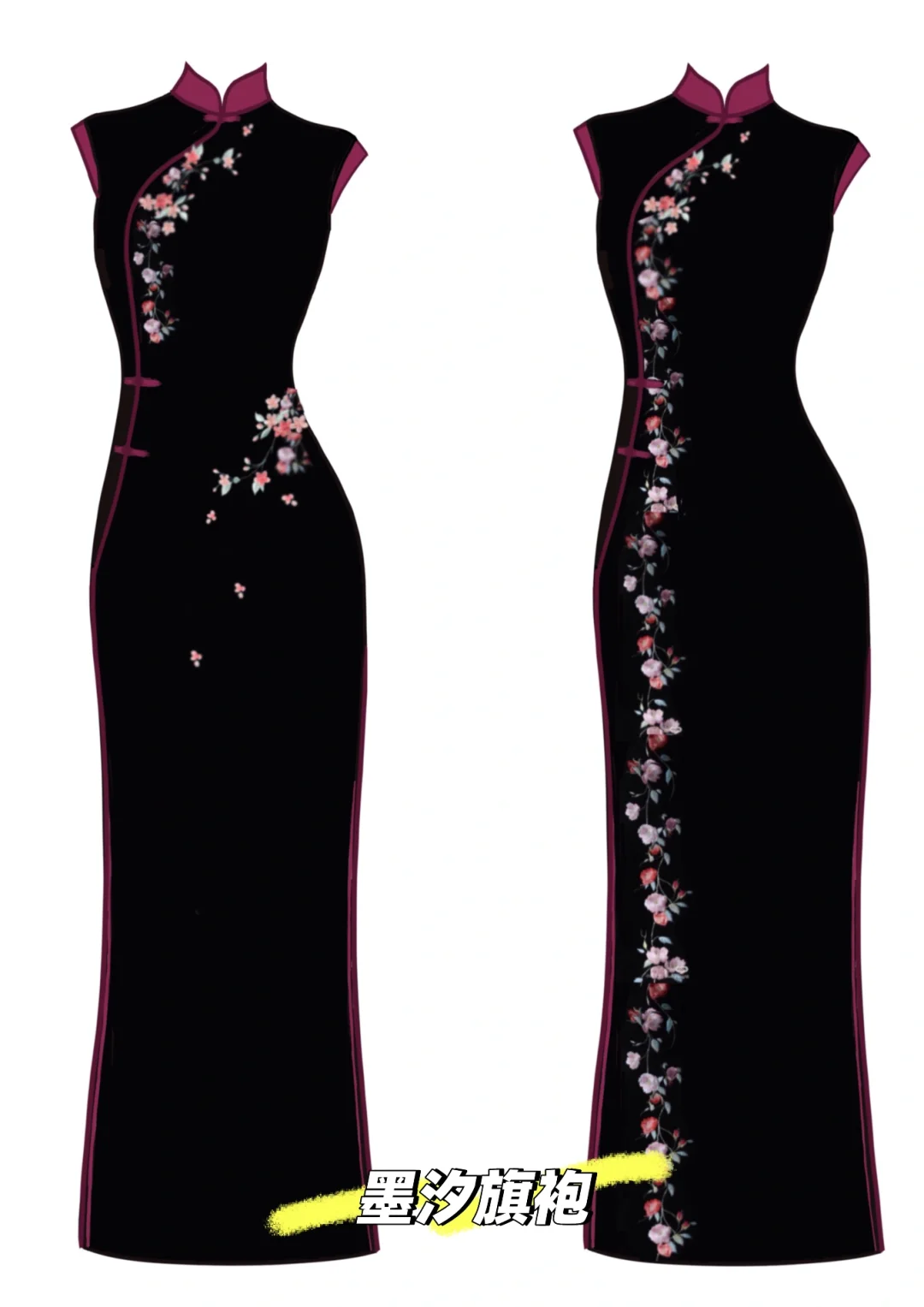 新款旗袍—-纠结啊！！选哪个做呢？