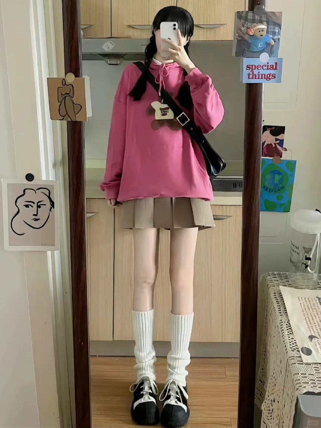 “学院风袜子合集！jiojio的ootd穿搭🧶”