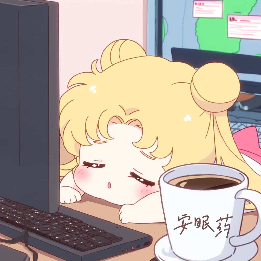 得了一看到工作就犯困的病💤 美少女战士