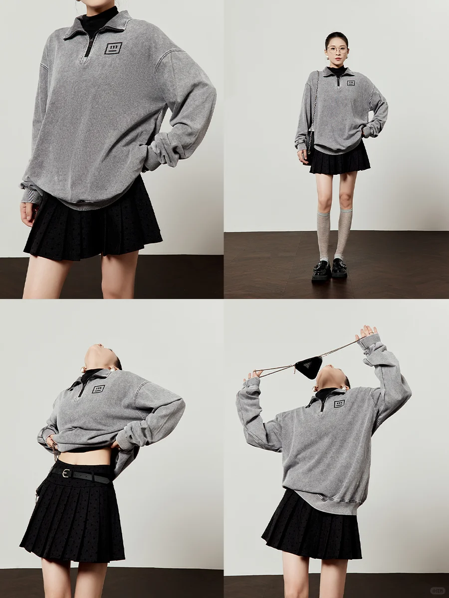 周里物 | 卫衣半裙JK感拉满🤩