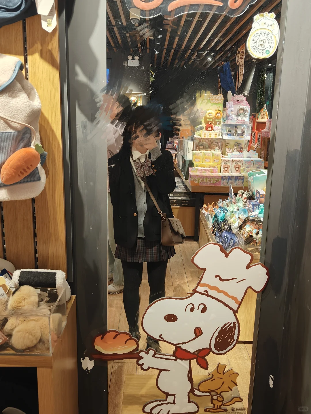 jk配深灰打底也很合适的样子