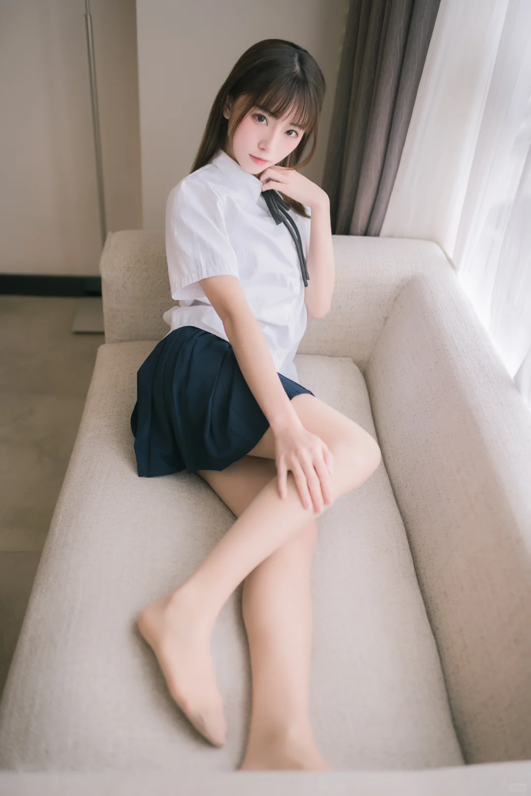 室内jk制服写真｜谁不心动啊。