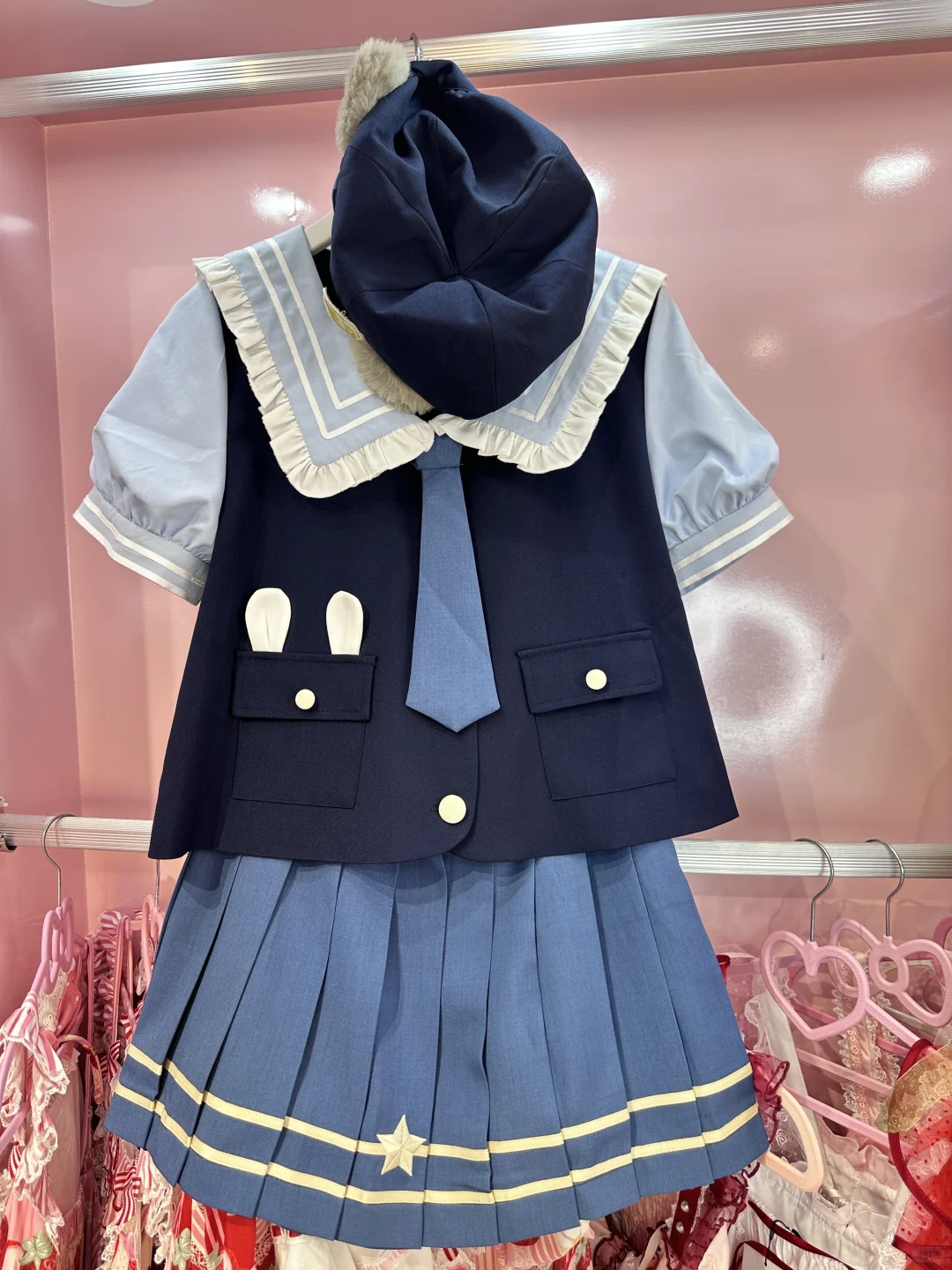贪吃鼠鼠｜jk水手服套装实拍｜显白水手服