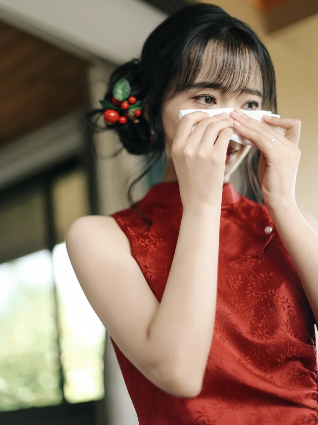 婚礼上最出片的是自己买的旗袍哈哈哈