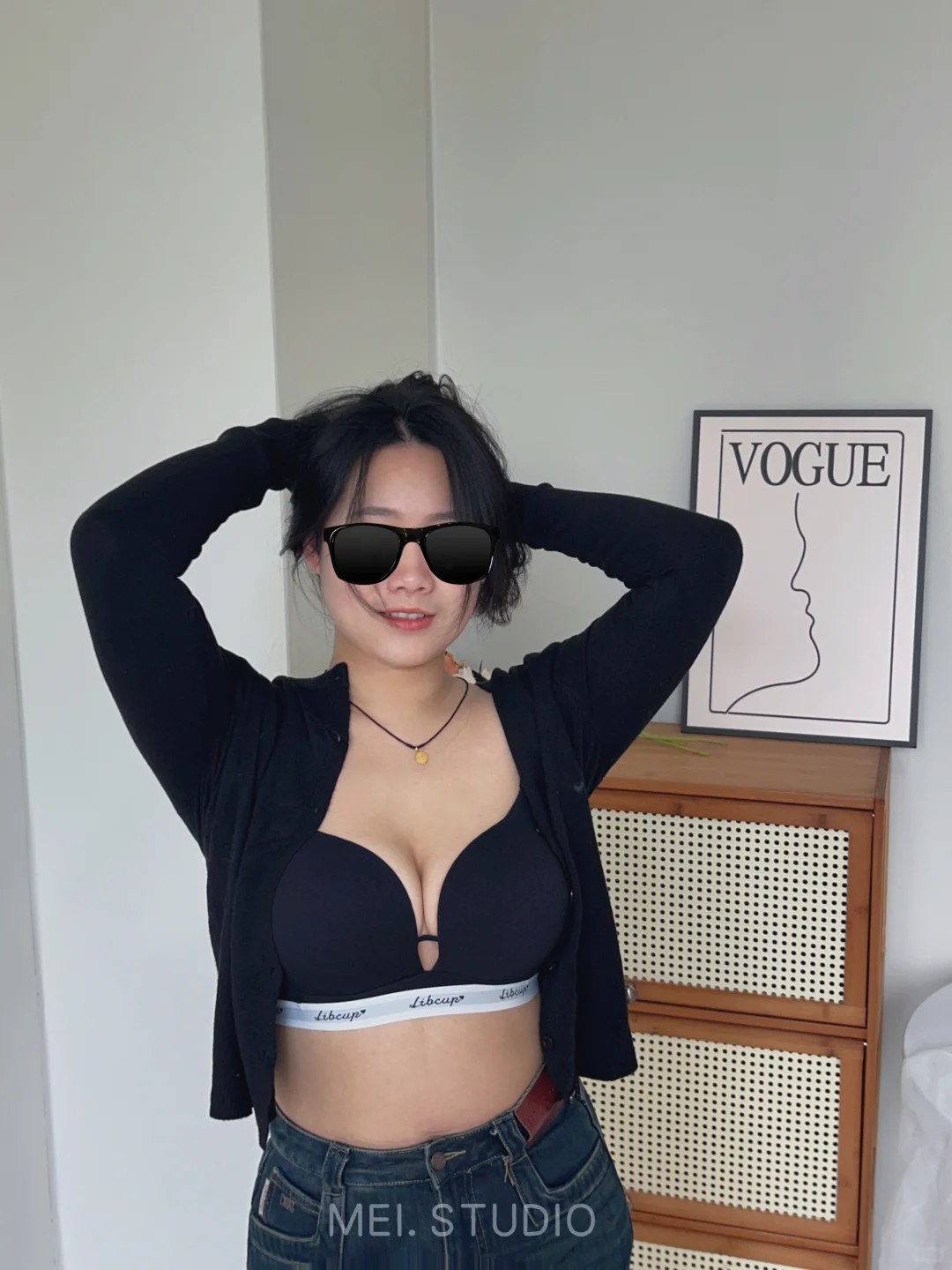 天呐‼️她真的好有自信美