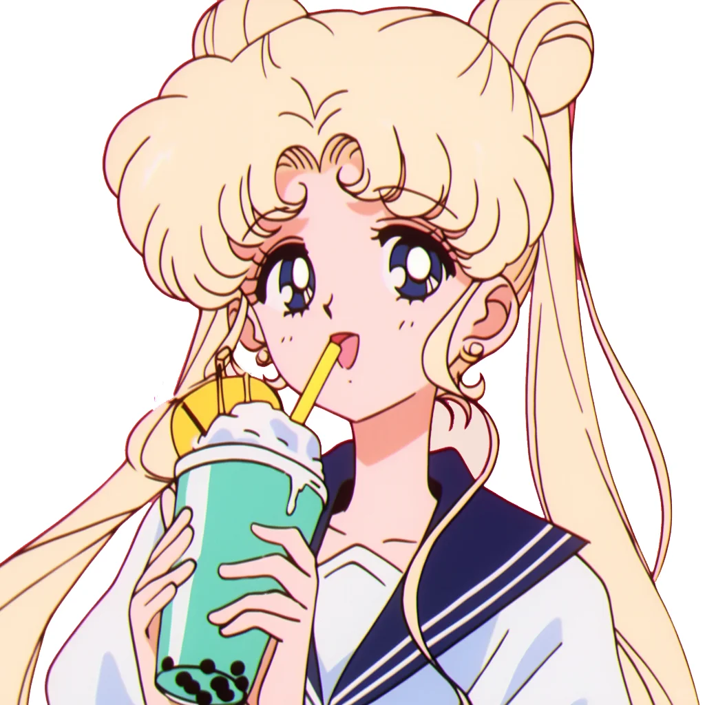 🐈‍⬛‧₊˚⋆♡̷☆₊ 喝奶茶 🥤 美少女战士