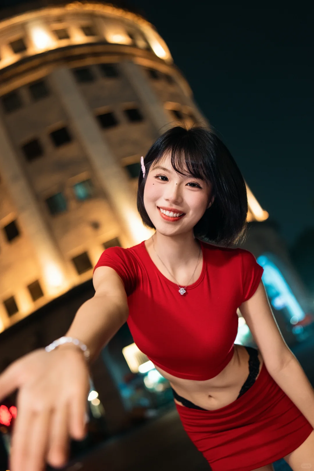 街头红色小辣椒辣妹🔥