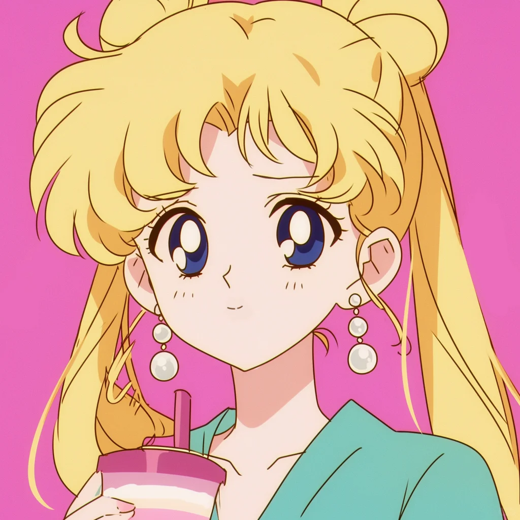 🐈‍⬛‧₊˚⋆♡̷☆₊ 喝奶茶 🥤 美少女战士