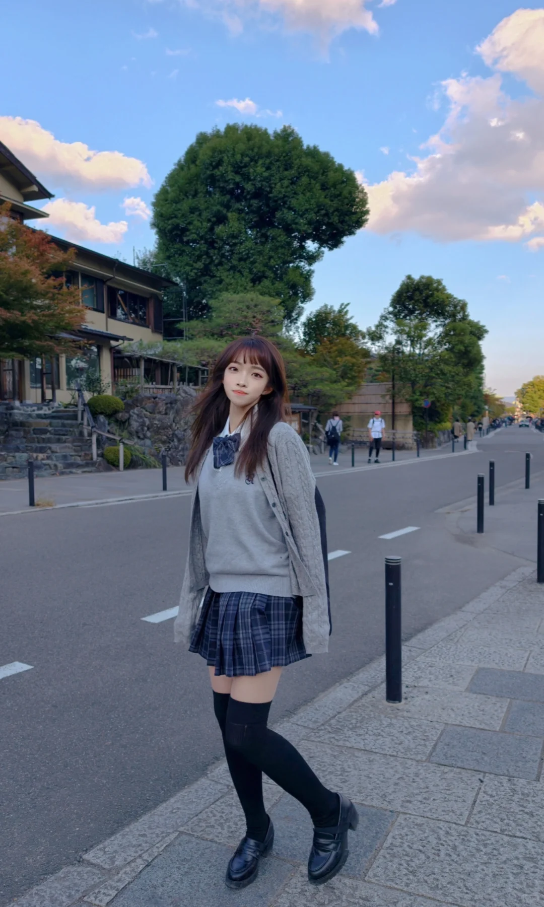 穿JK划船与无处安放的腿