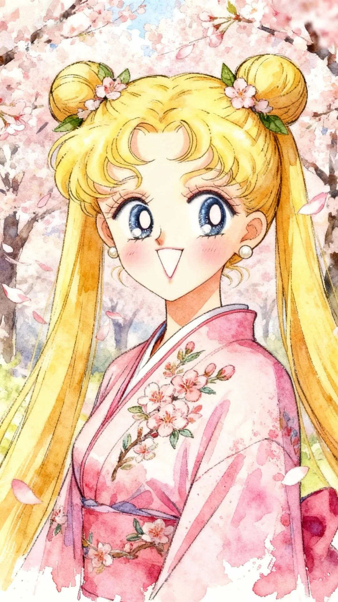 旧漫风美少女战士四时花卉壁纸（新增遥满）