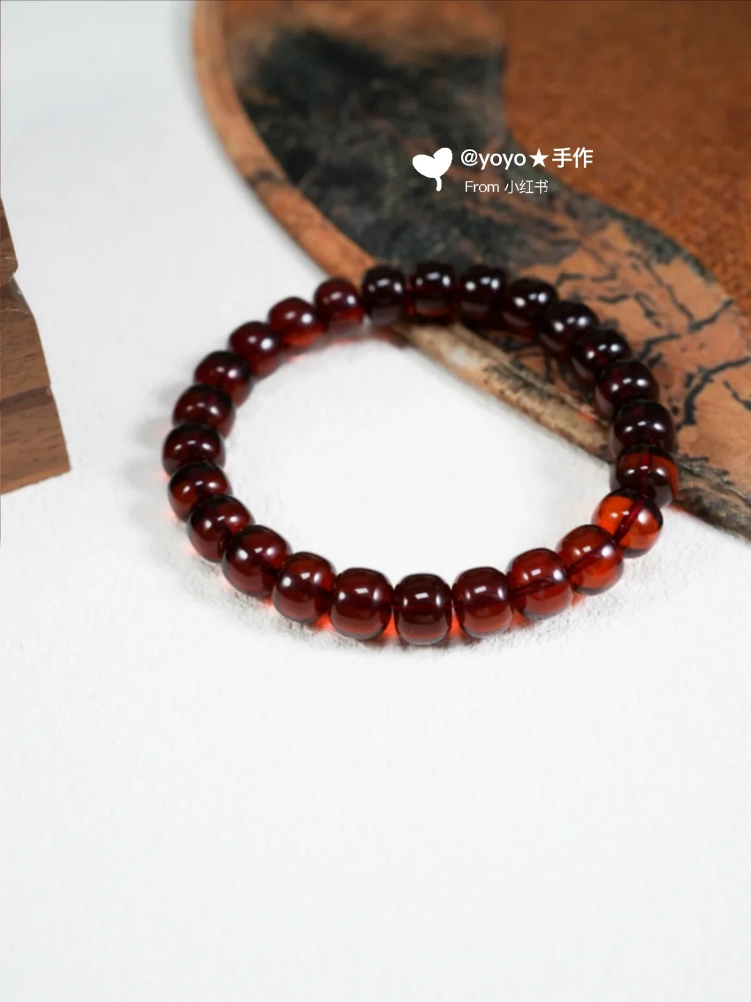 走哪都被夸❗女生必入的血珀 上手太显白啦