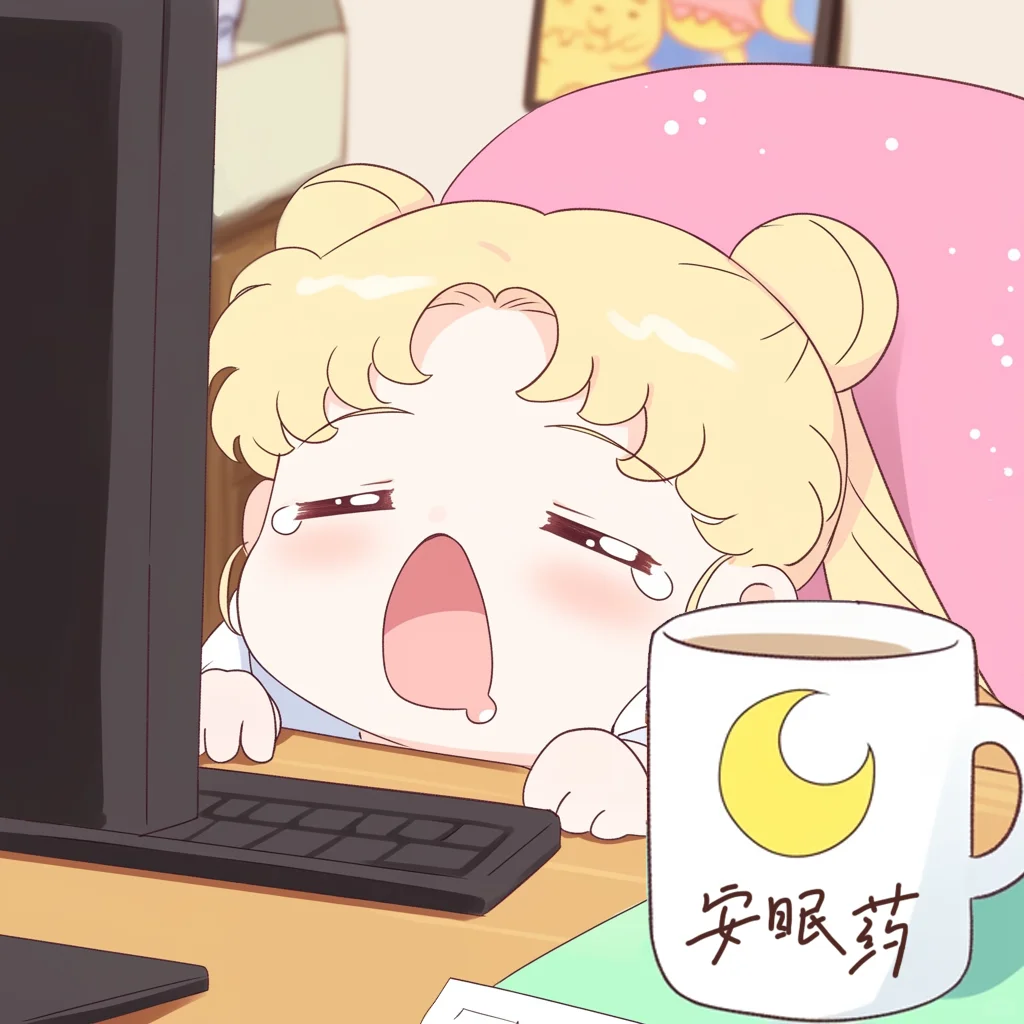 得了一看到工作就犯困的病💤 美少女战士