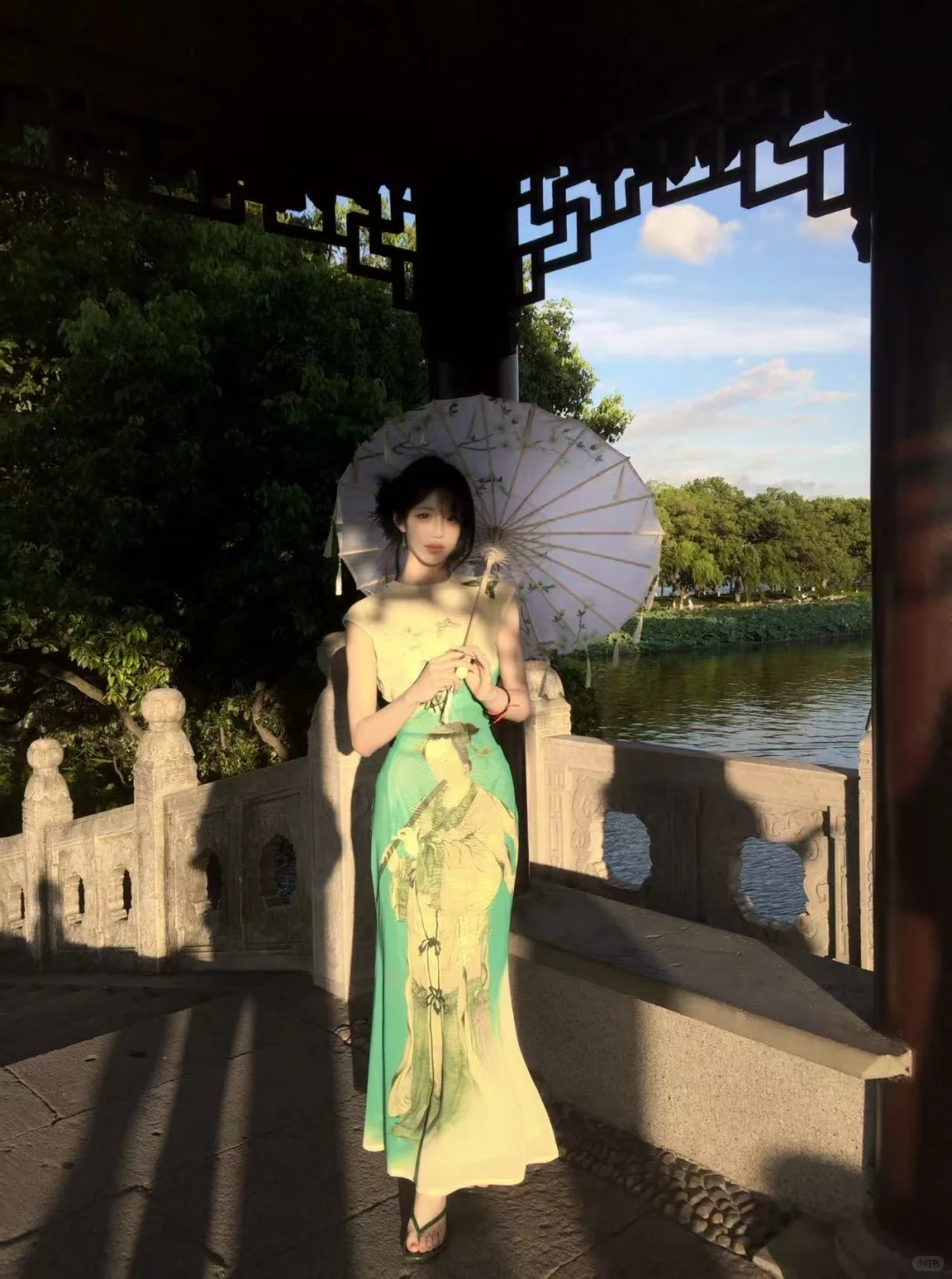 和江南匹配度拉满的仙女旗袍连衣裙🤩