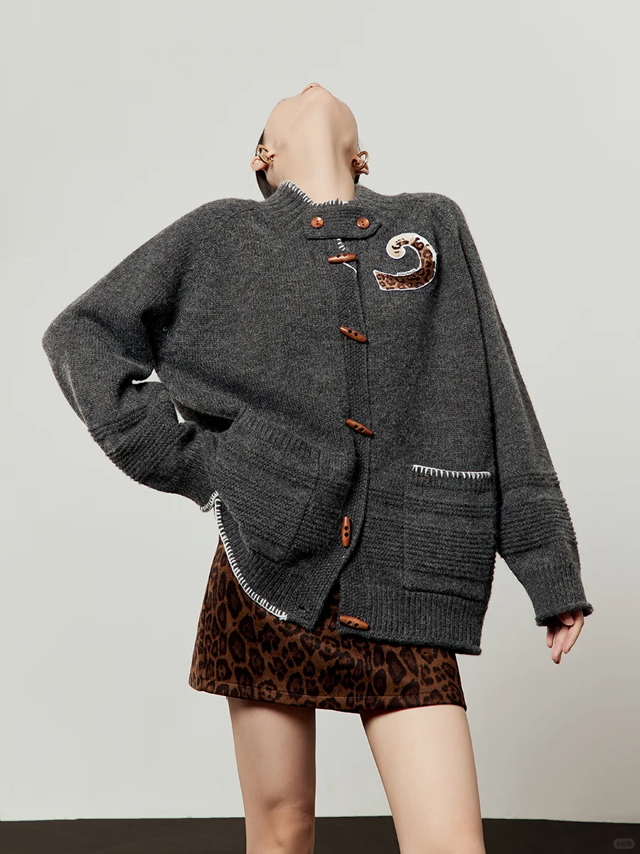 秋季穿搭 | 豹纹辣妹显瘦套装✨