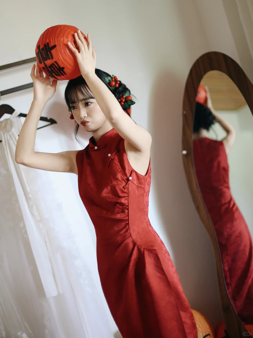 婚礼上最出片的是自己买的旗袍哈哈哈