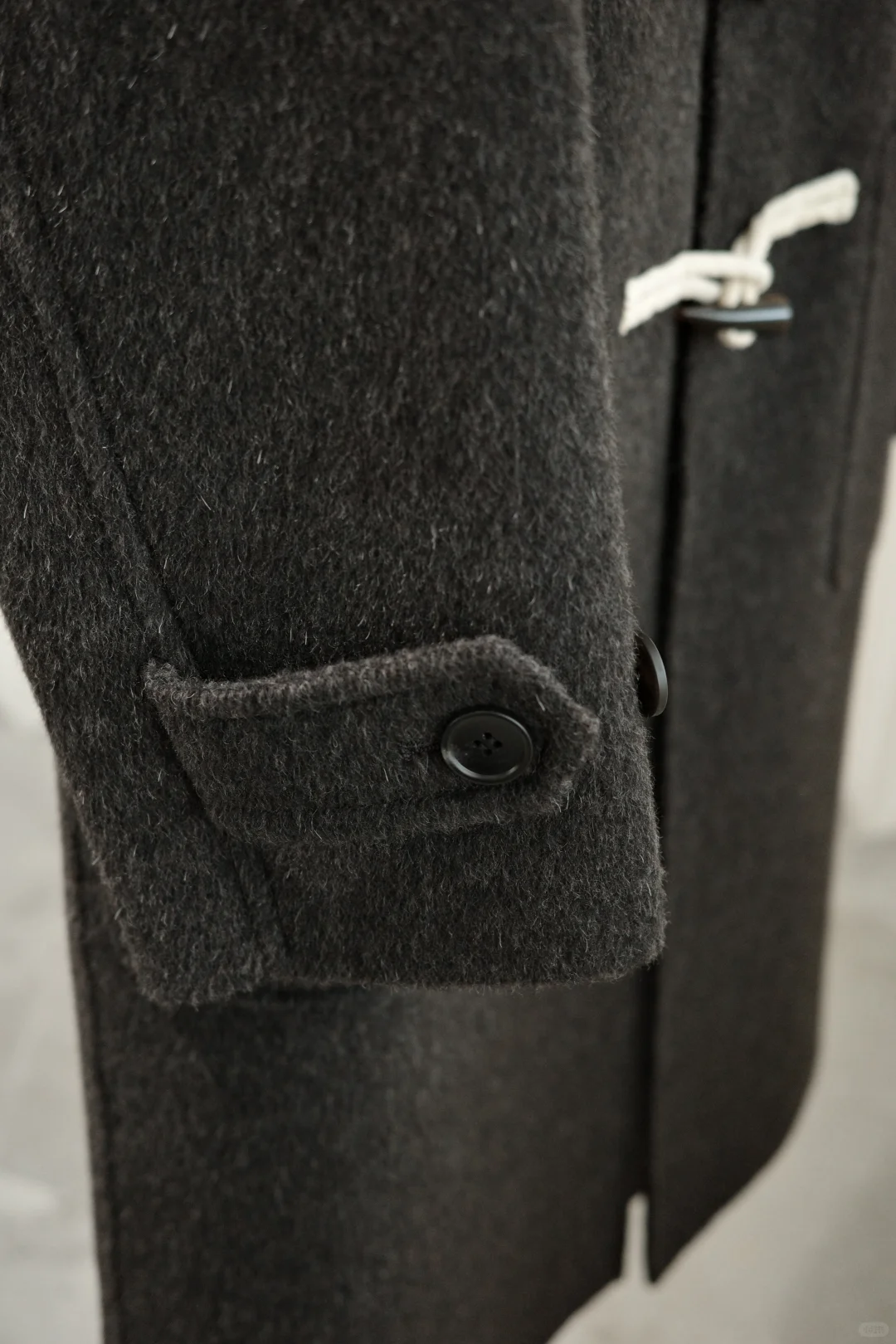 长期主义学生党jk美女必入的牛角扣大衣！