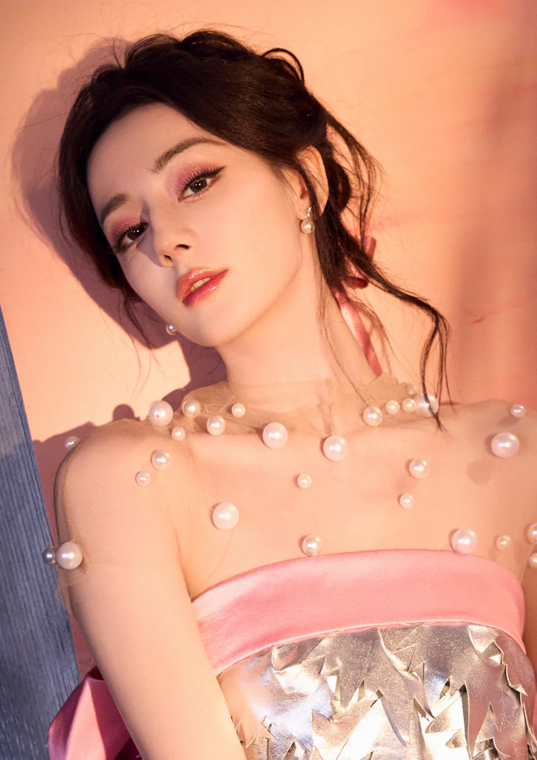 迪丽热巴 银羽仙裙 玲珑曲线