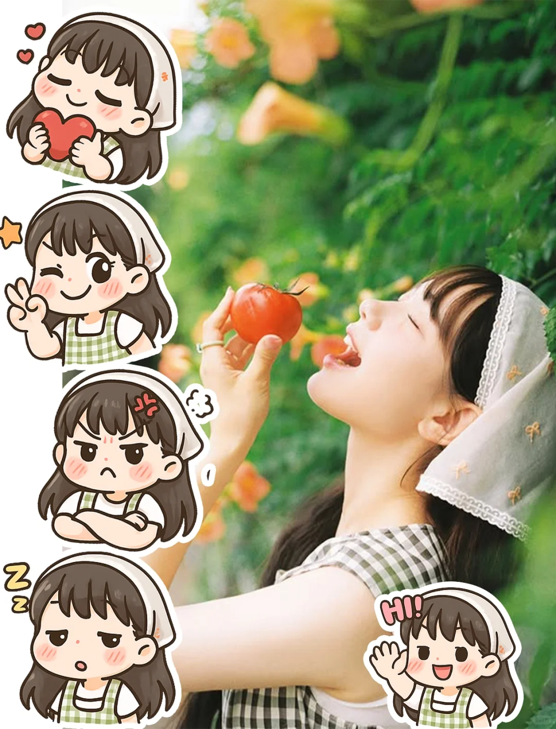 chibi风格表情包贴纸生成教程❗效果好好