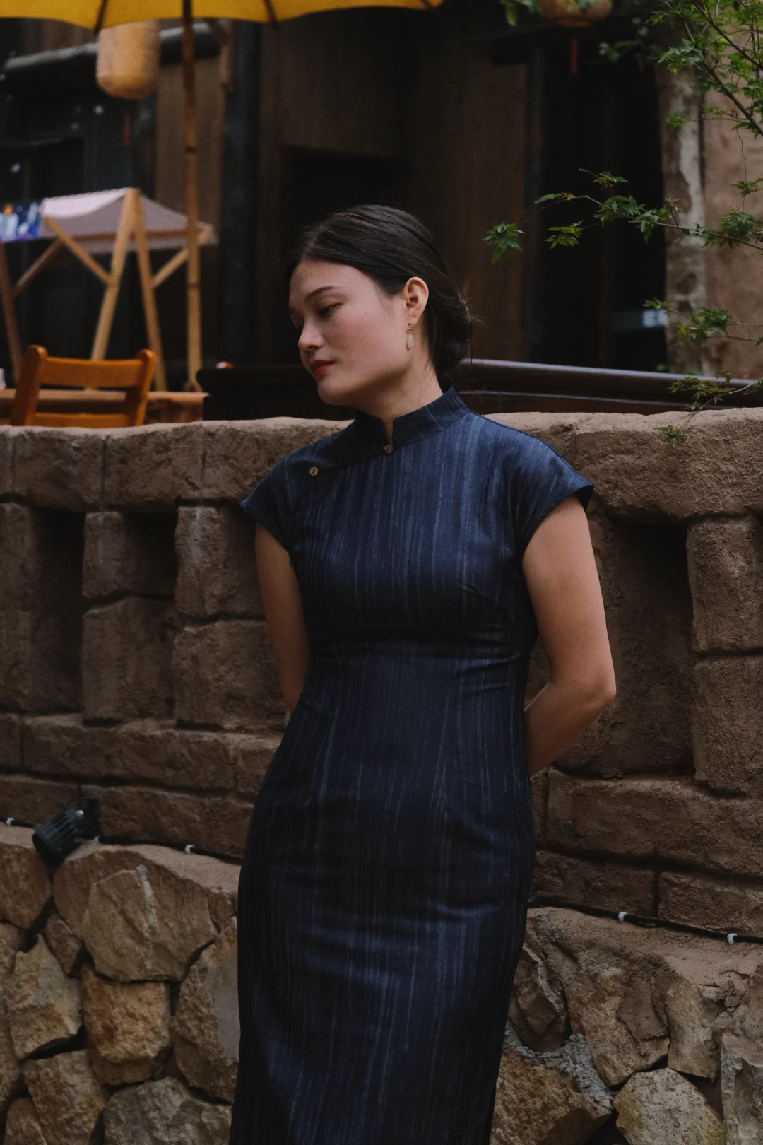 和不愿意擦边的男朋友，一起拍的江夏里旗袍