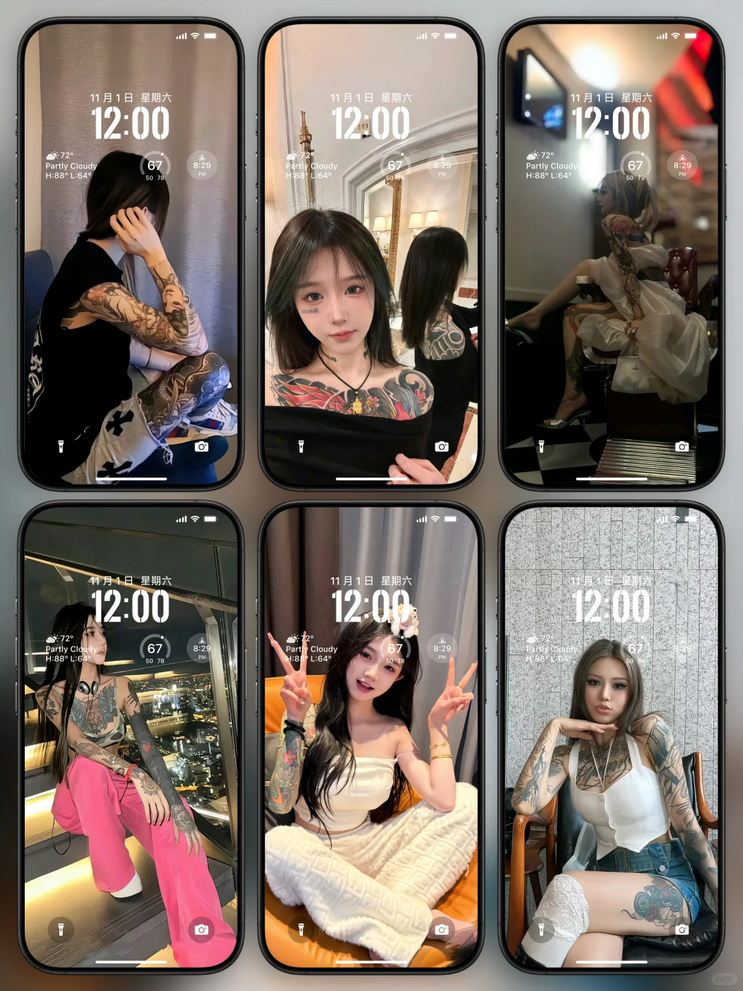 刺青纹身美女超清手机壁纸分享丨简介拿图