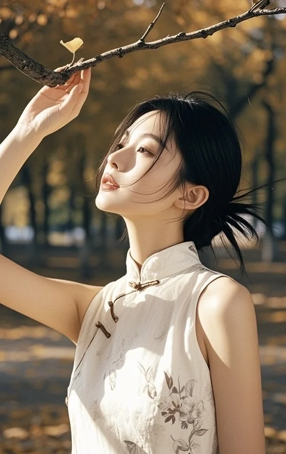 存一些新中式旗袍裙子拍照姿势📸，快来学！