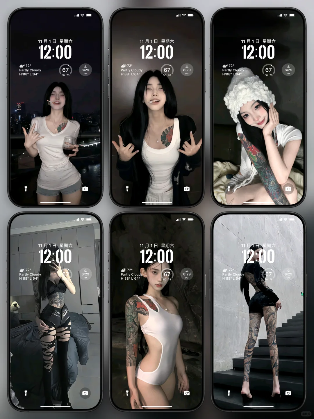 刺青纹身美女超清手机壁纸分享丨简介拿图