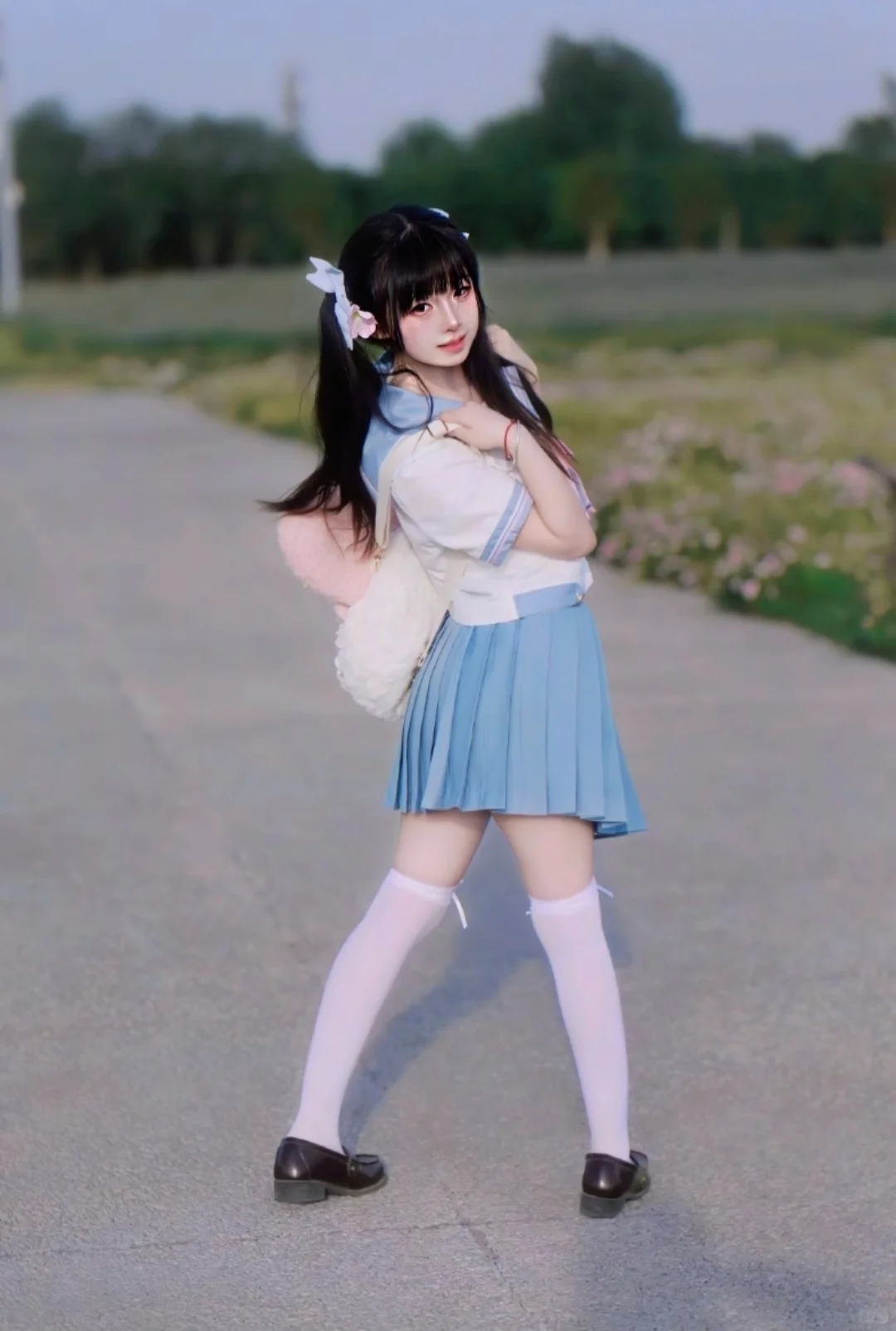 今天是甜妹jk，来拍写真