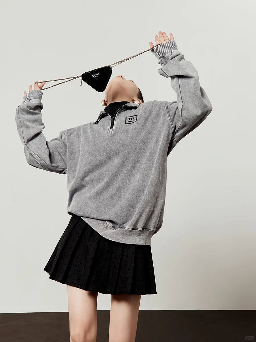 周里物 | 卫衣半裙JK感拉满🤩