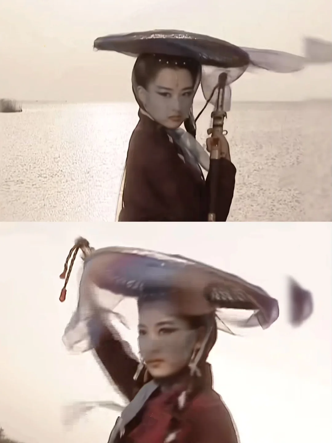 这版任盈盈的眼影好夸张