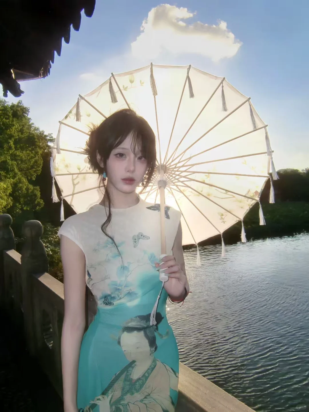 和江南匹配度拉满的仙女旗袍连衣裙🤩