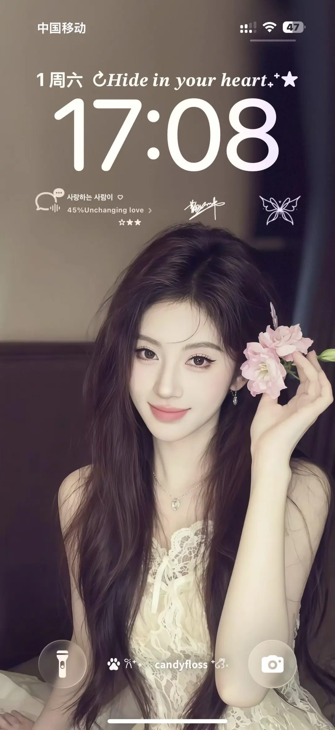 啊啊啊 鞠婧祎的壁纸氛围感绝了！