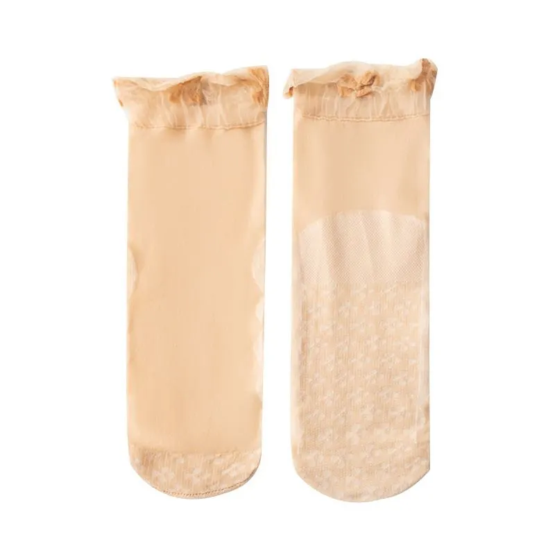 四叶草丝袜绝了！隐形防勾丝超薄中筒袜�