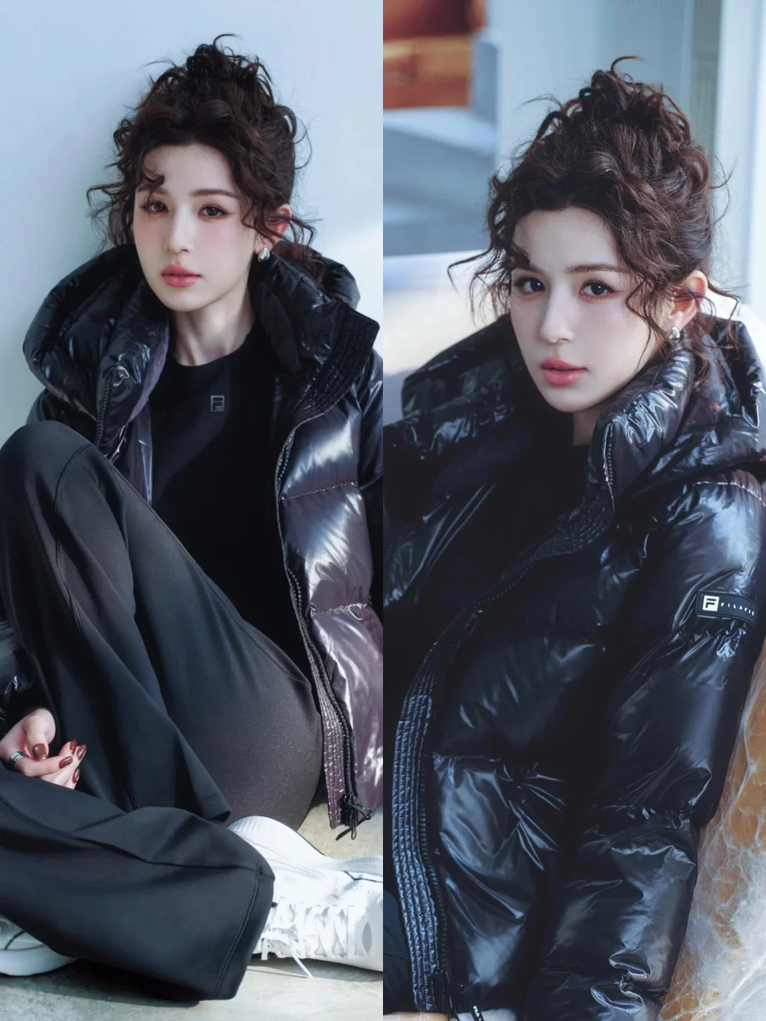 哈尼克孜新穿搭！我看到冬日美少女了