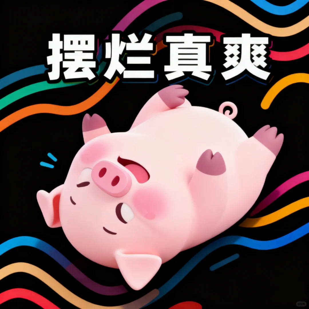小肥猪表情包～摸鱼中勿扰