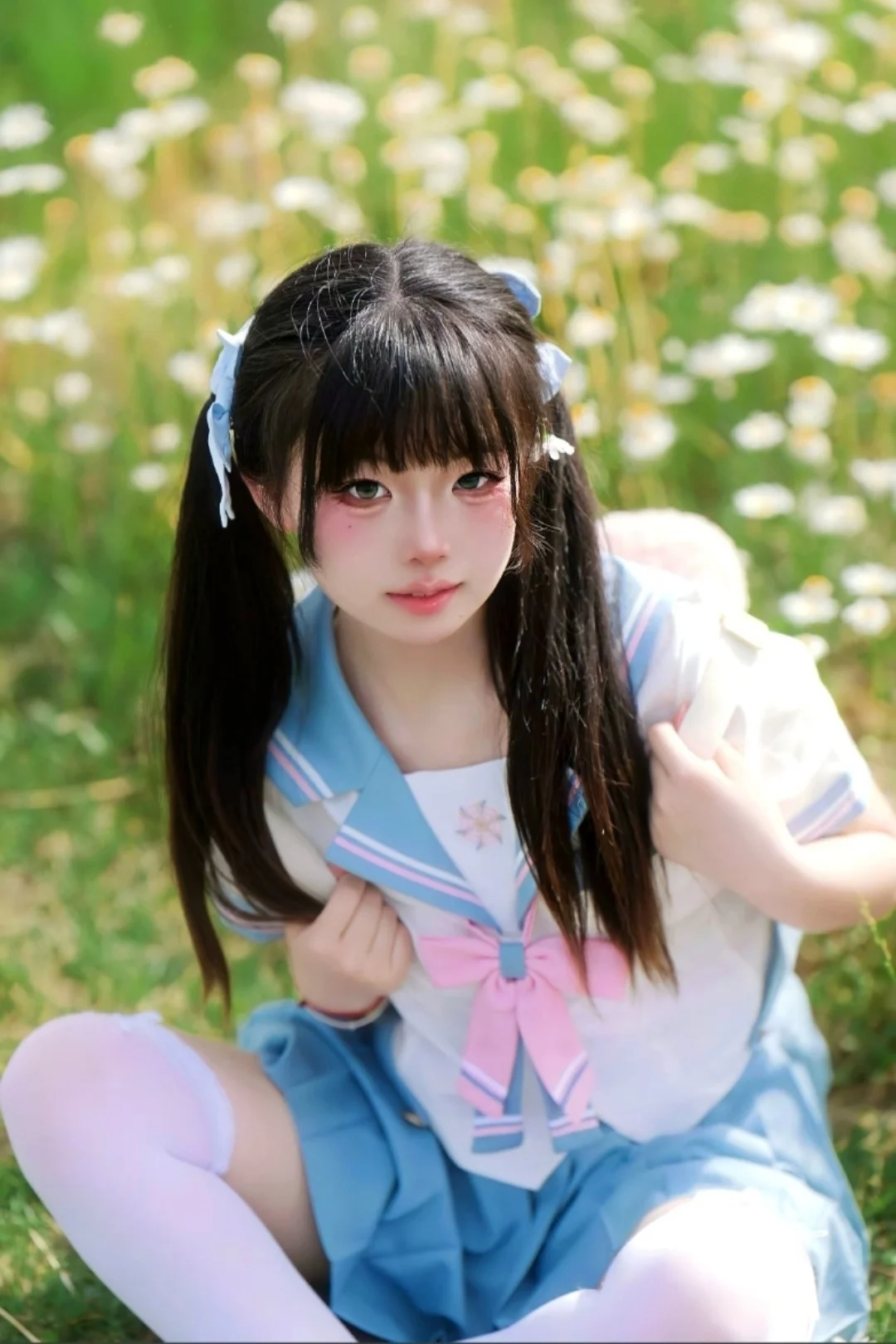 今天是甜妹jk，来拍写真