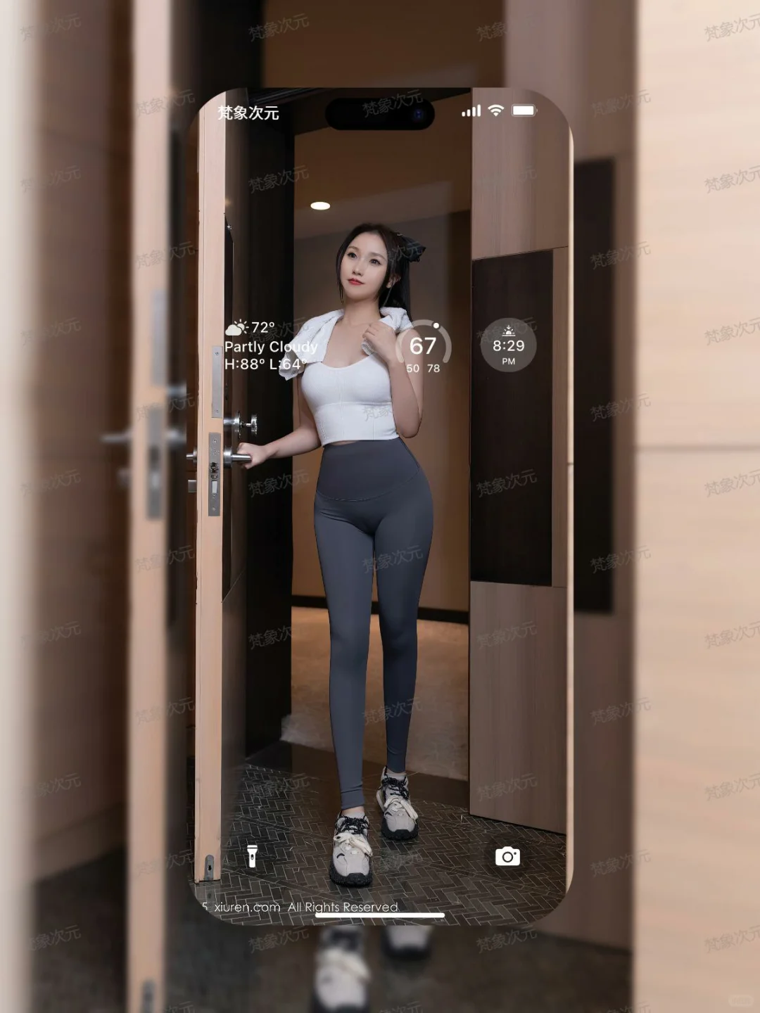 性感美女手机壁纸 你的私人尤物壁纸杏子~