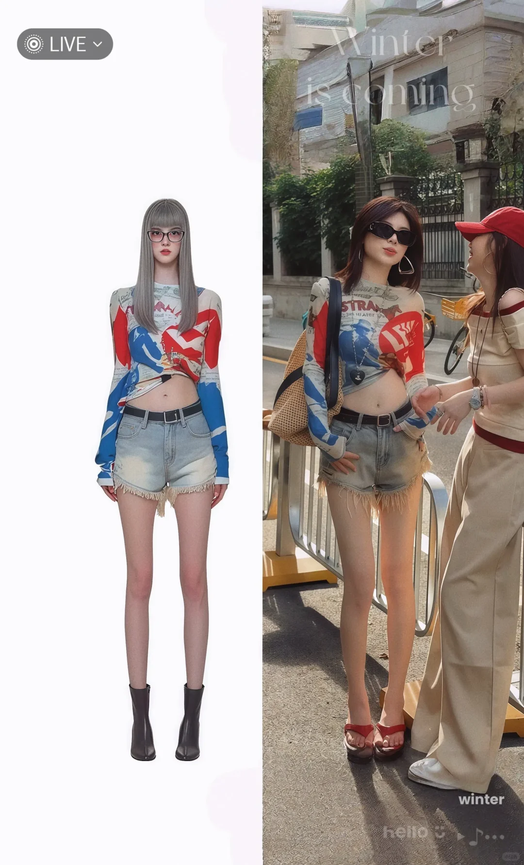 谁会不喜欢辣妹街拍呢？