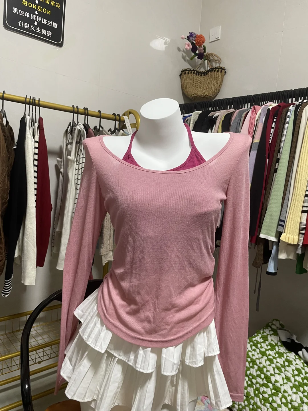 来咯！辣妹上衣修身显瘦