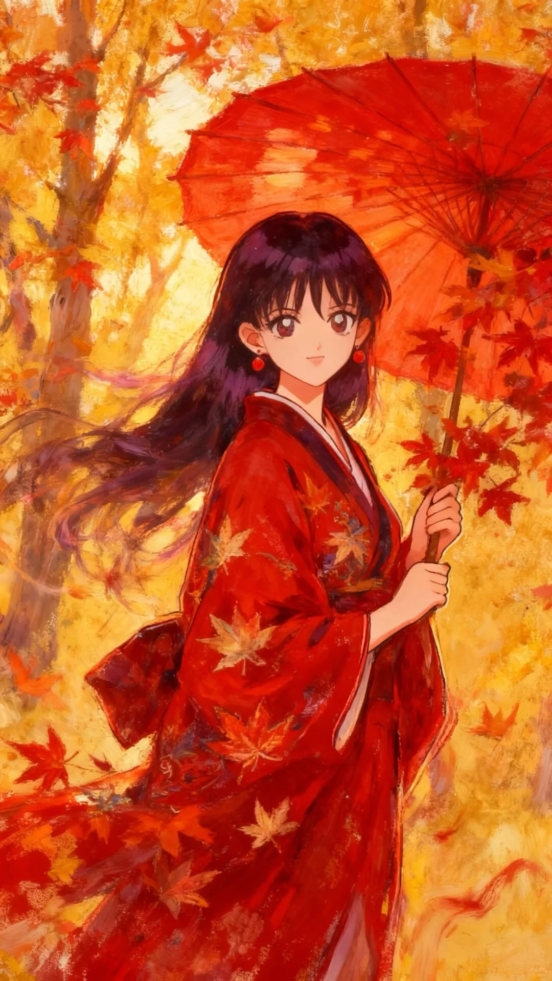 旧漫风美少女战士四时花卉壁纸（新增遥满）