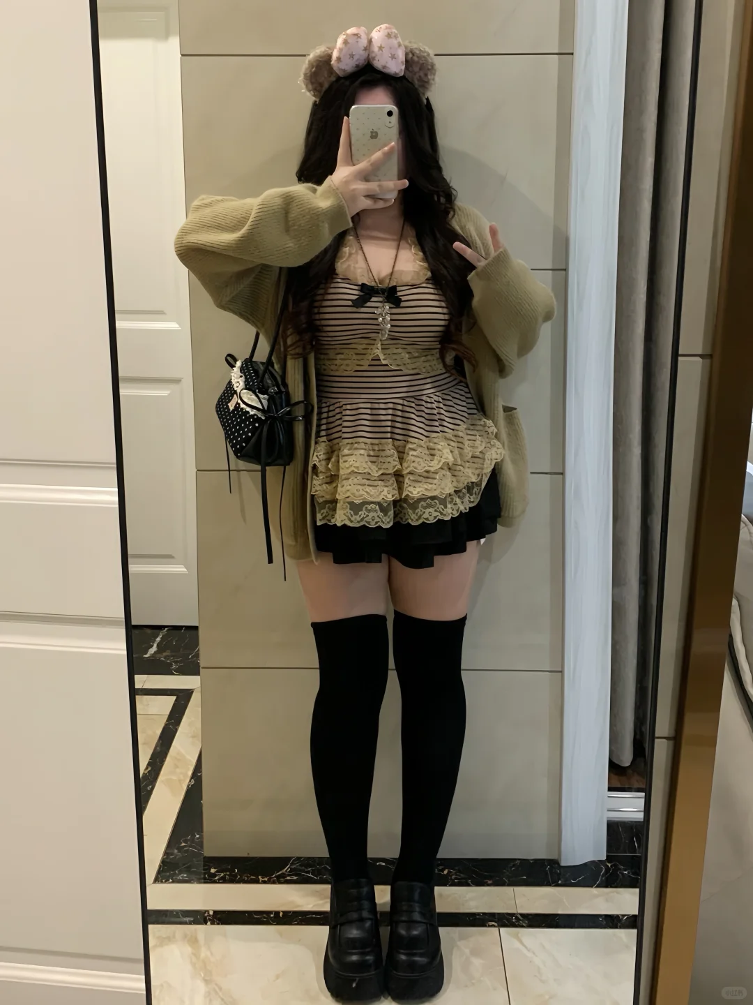 155/130｜过膝袜微胖的绝对领域😻…