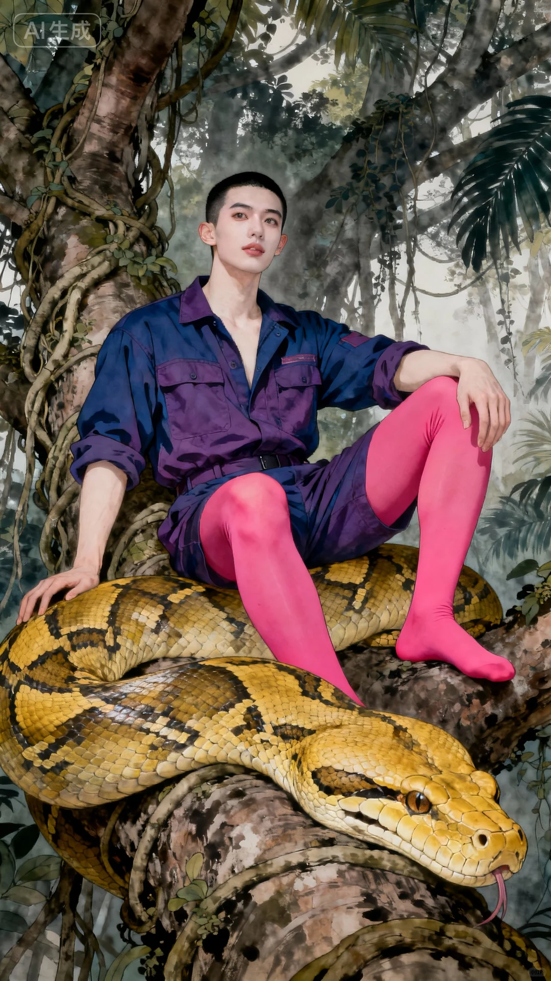 荒野之息🐅，男士丝袜，释放野性。