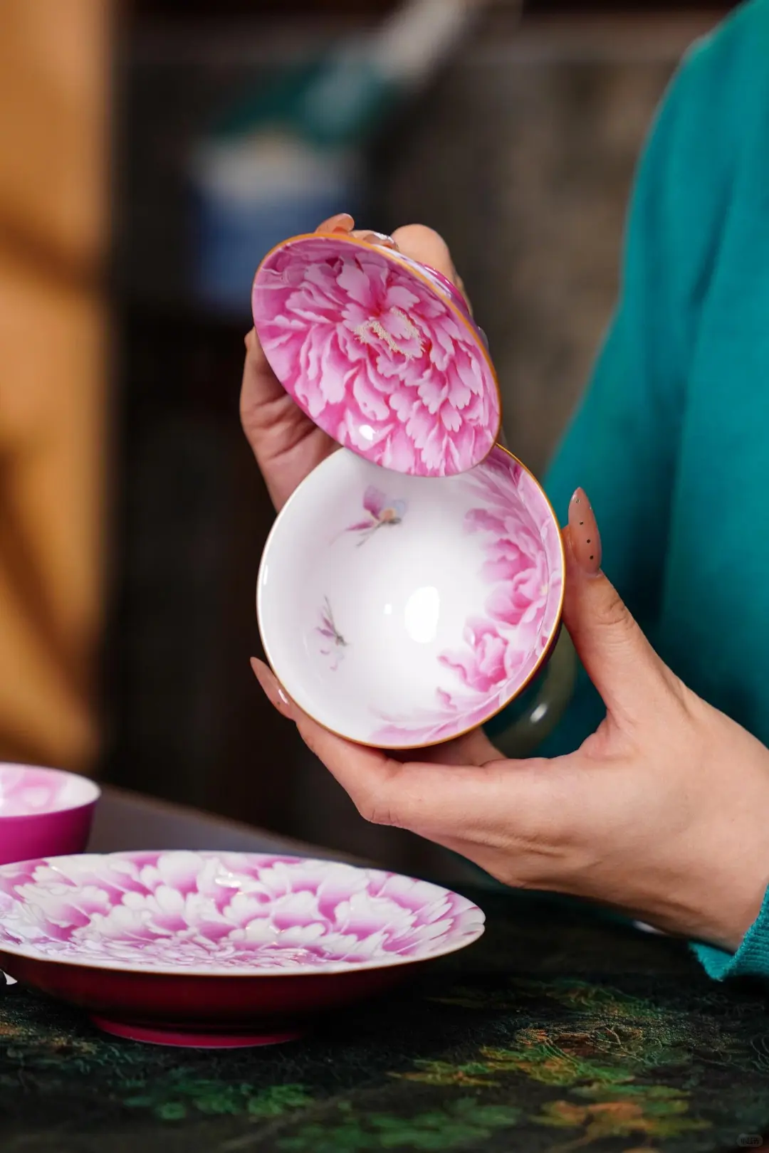 东方美学中的娇艳温婉又不失端庄🌹