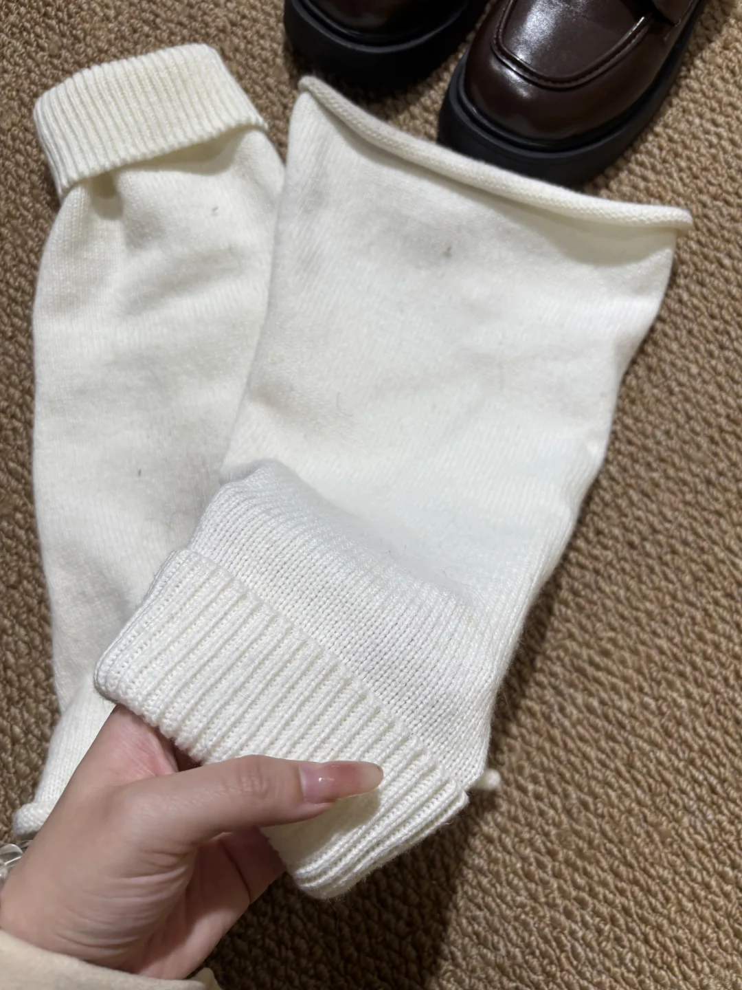 秋冬JK党冲！加绒堆堆袜保暖不臃肿显腿细🔥