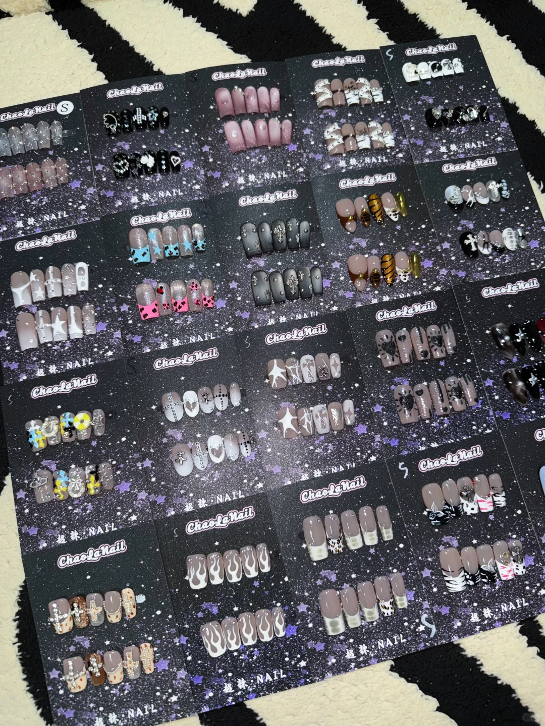 ✨辣妹美甲短甲合集分享💅