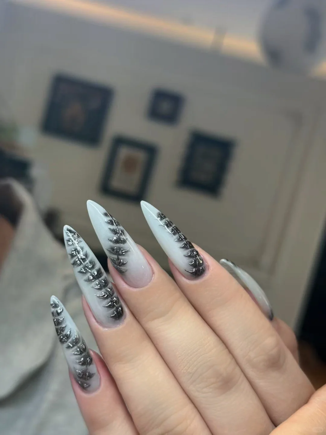 济南日式美甲｜酷酷的辣妹欧美龙骨💅