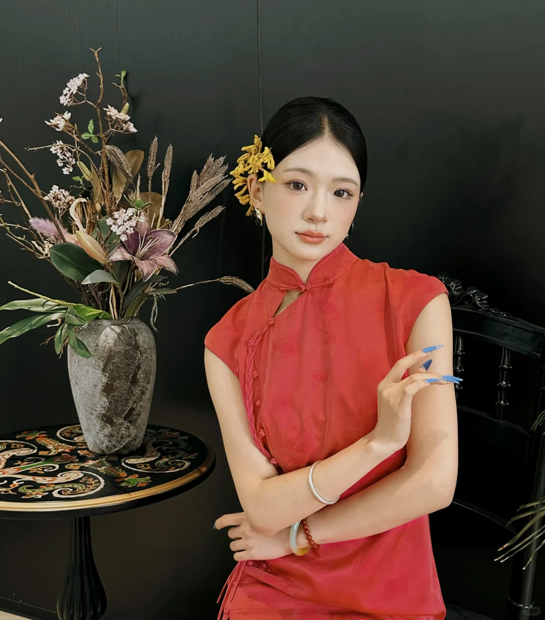 穿旗袍的秋天🍂