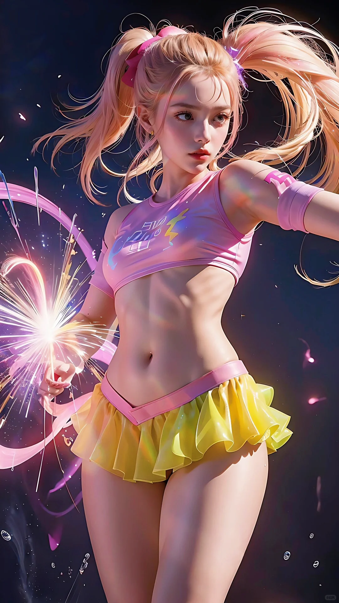 【今日分享】🌈彩虹系氧气美少女（中景篇）